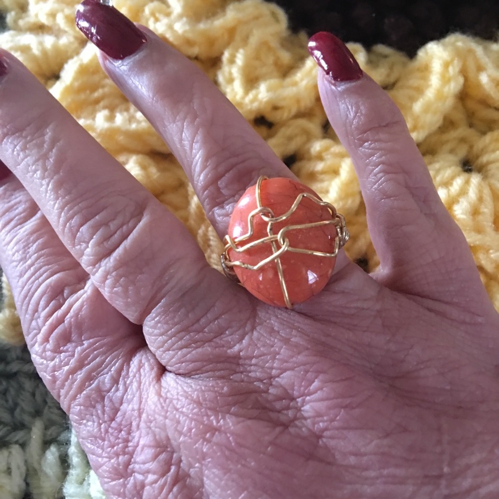 Handmade gold ring